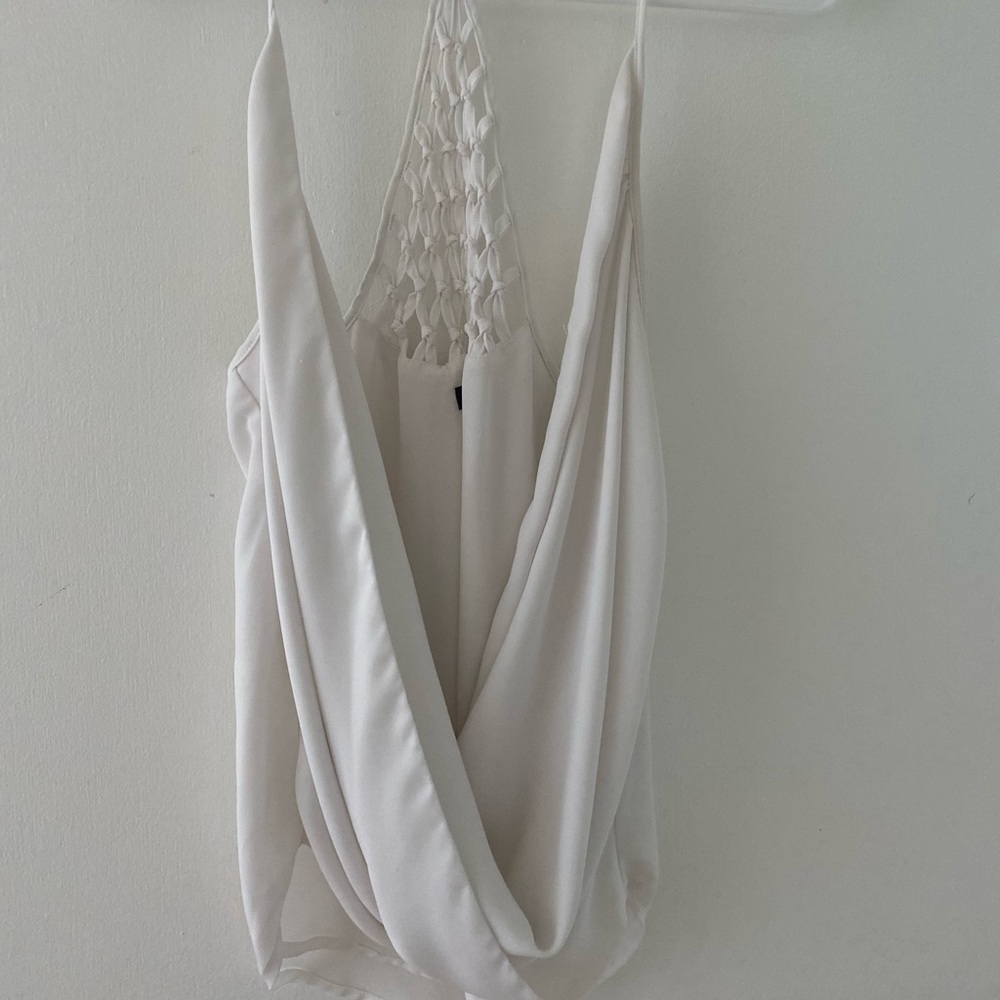 Plunging v-neck top